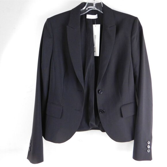 St. Emile NWT Women's Black Virgin Wool BETTY Jacket/Blazer, Size 6 - Picture 9 of 9
